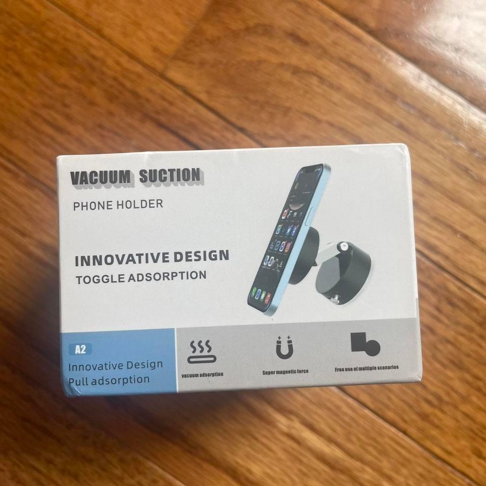 White Suction Phone Holder For 2