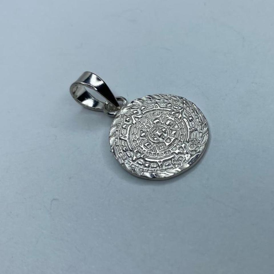 925 Sterling Silver Aztec Calendar 2abf 2