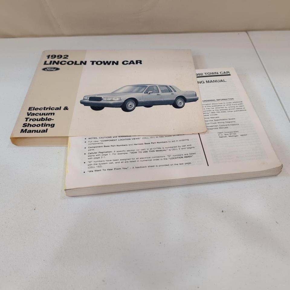 1992 Lincoln Town Car Electrical 444f 6