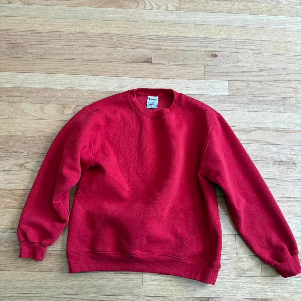 Red Soffe Crewneck Sweatshirt Size A738