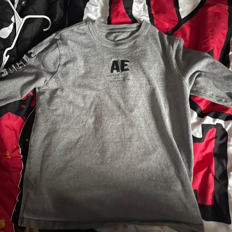 Grey American Eagle Long Sleeve Ee05