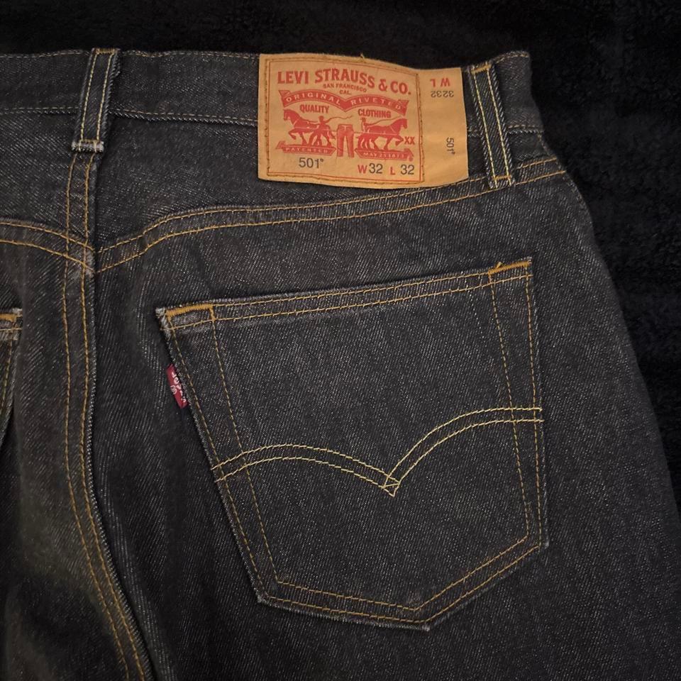 Dark Charcoal Levi 501s Denim 6b66 3
