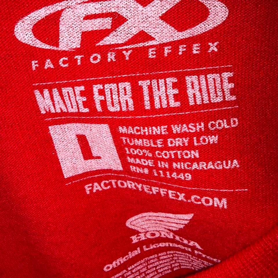 Red Honda Racing Tee Motorsport D910 2