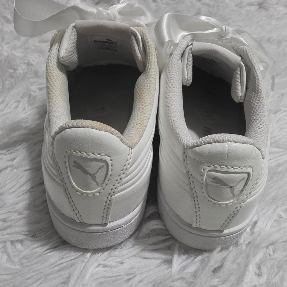 Puma Vikky Ribbon White Patent 2ca7 5