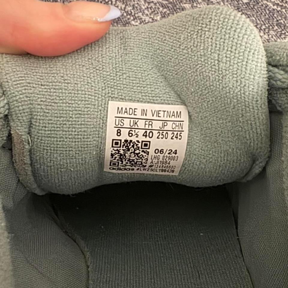 Adidas Campus Green Trainers Size 4b6c 5