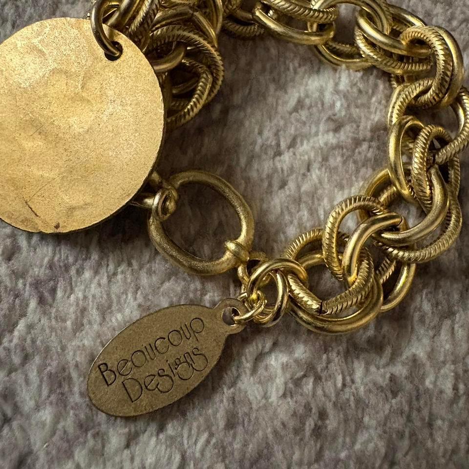 Beaucoup Designs Gold Tone Bracelet Da8c 2