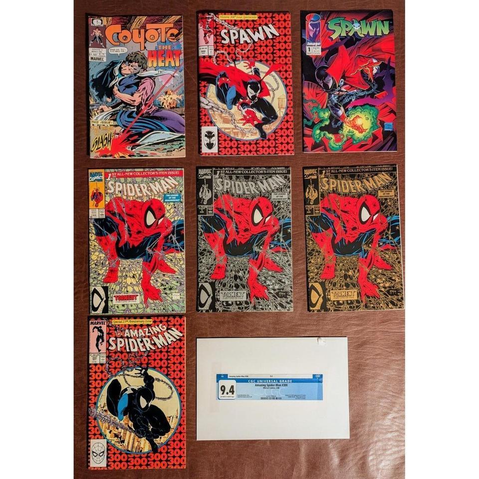 Todd Mcfarlane Comic Lot Spider Man 5d54