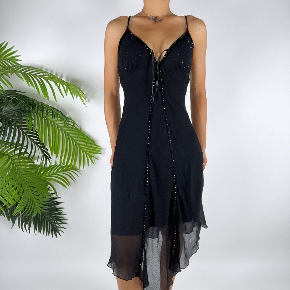 Vintage Y2k Black Whimsygoth Sleeveless
