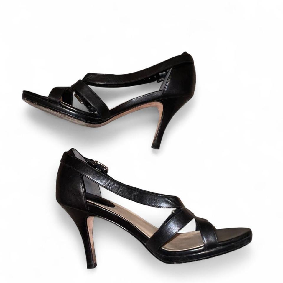 Womens Black Leather Heels Cole B8d0 6