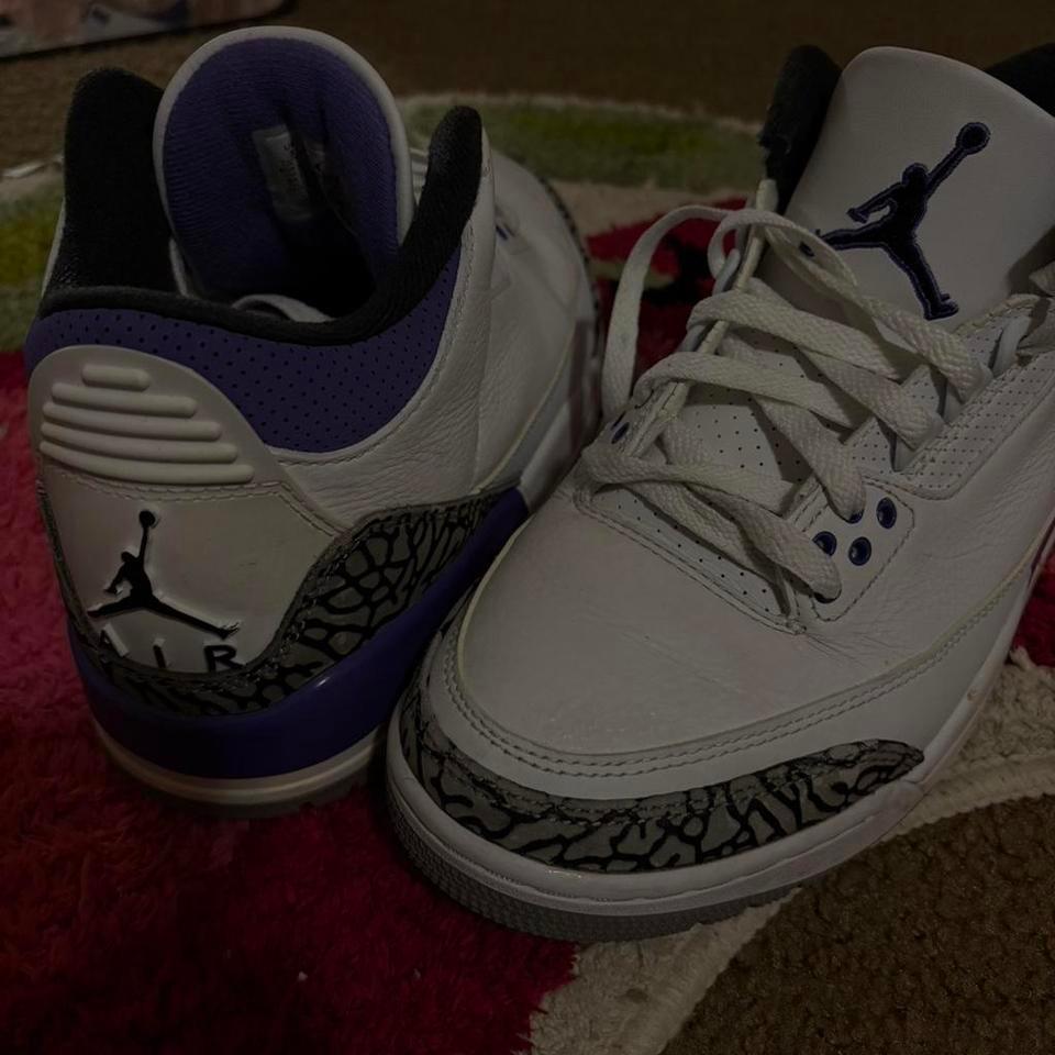 Jordan 3s Purple No Box 5ab2 5