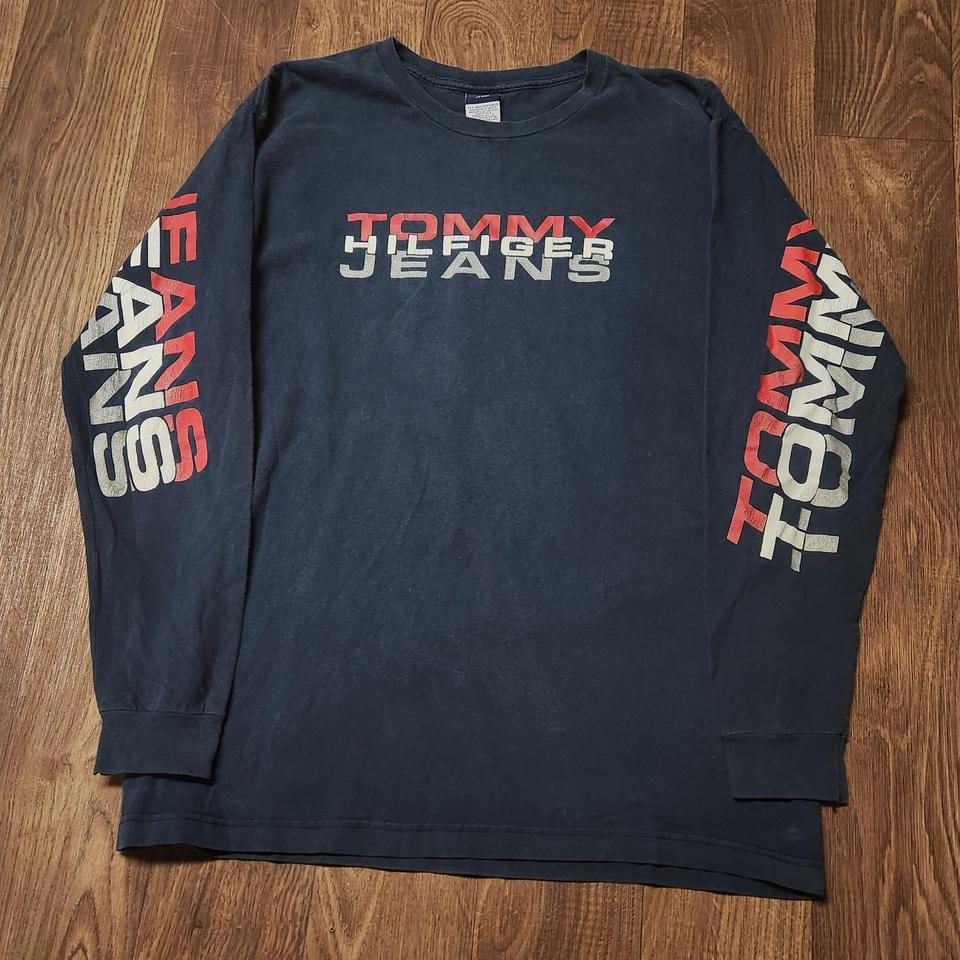 Navy Blue Vintage Y2k Tommy Eace 3