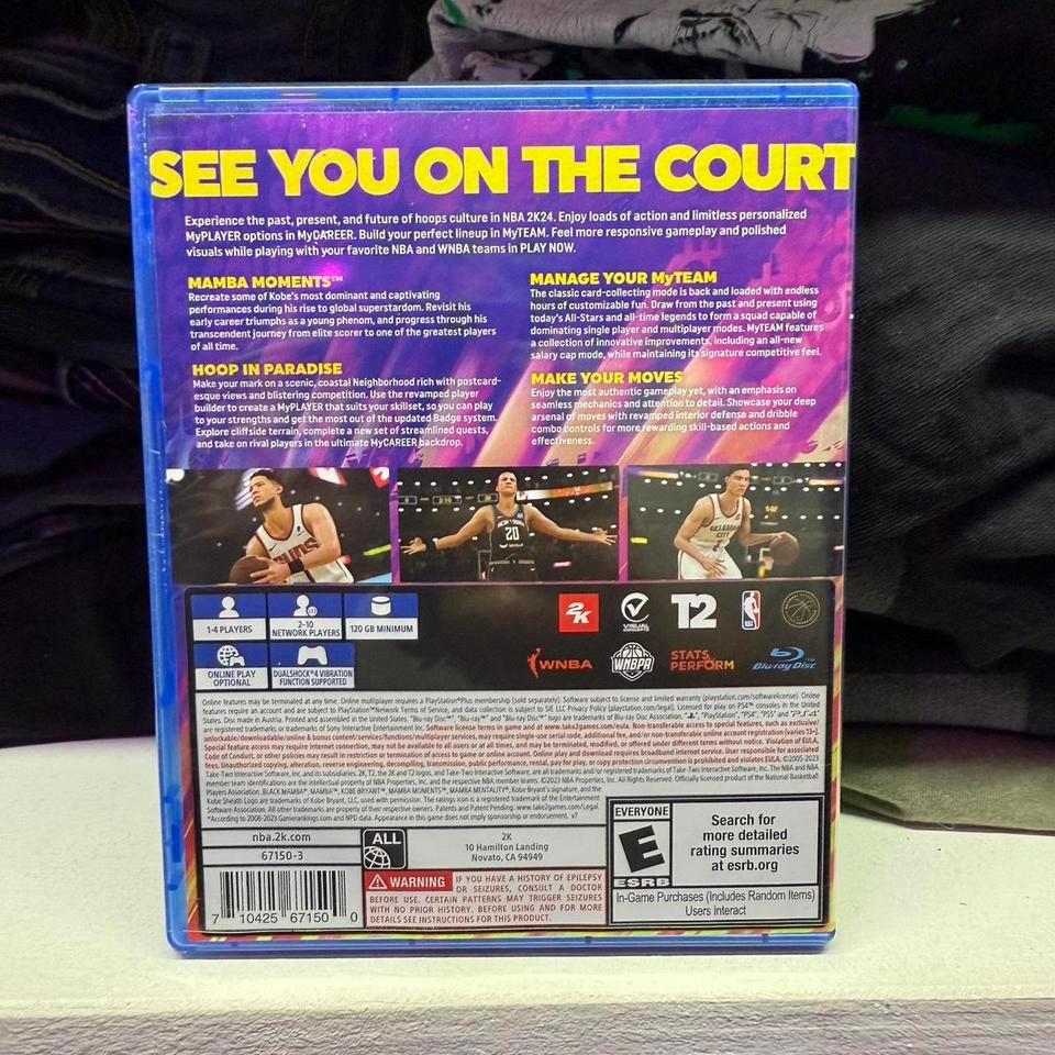 Nba 2k24 Ps4 Game Nba2k24 3