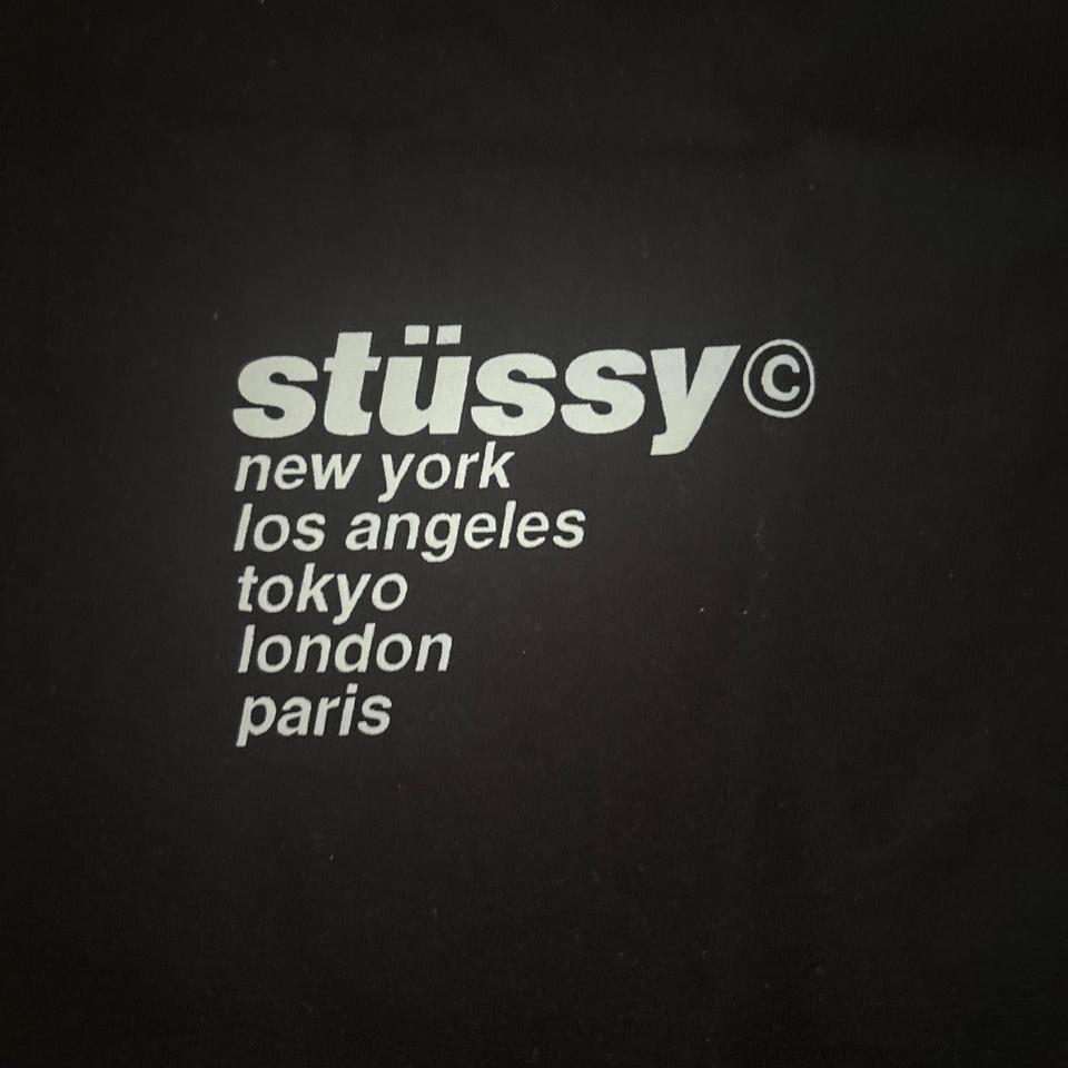 Stussy Black Cotton T Shirt Size 9f4f 2