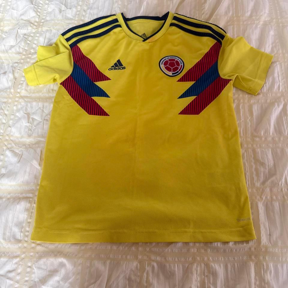 Yellow Adidas Colombia Home Football 17da