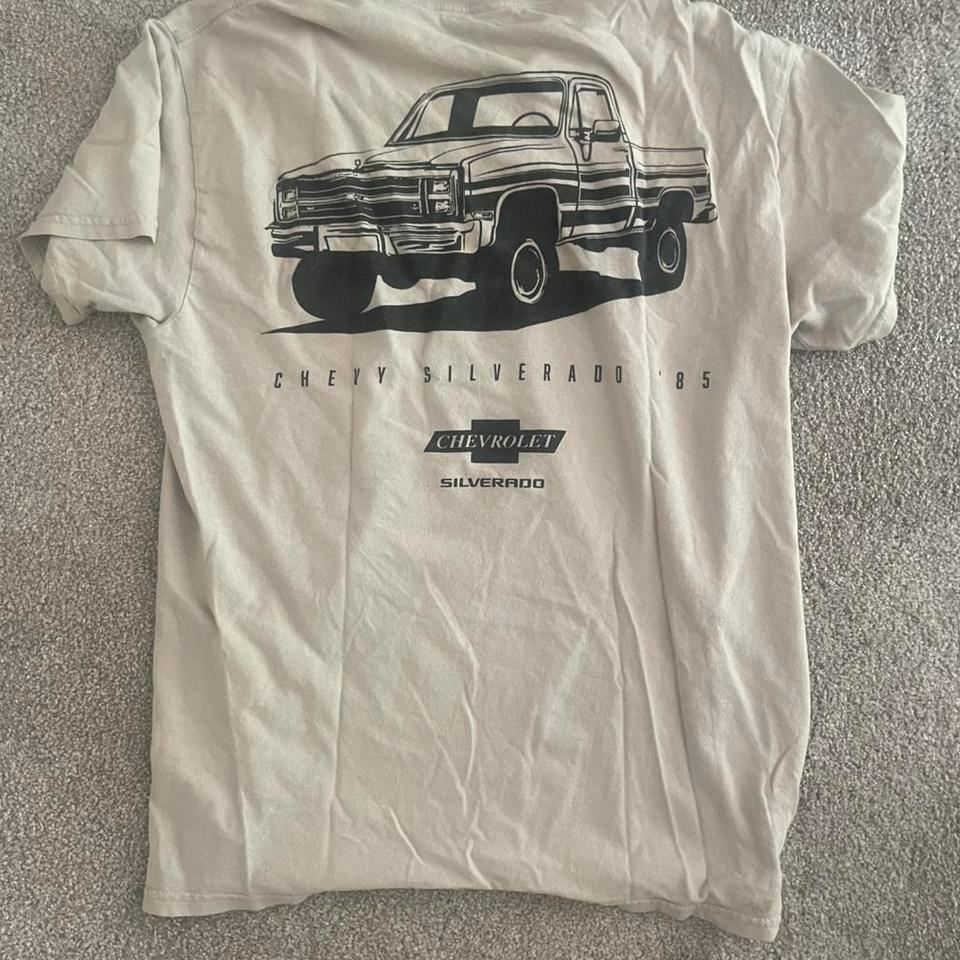 White Vintage Chevrolet Silverado T Shirt C8e0 2