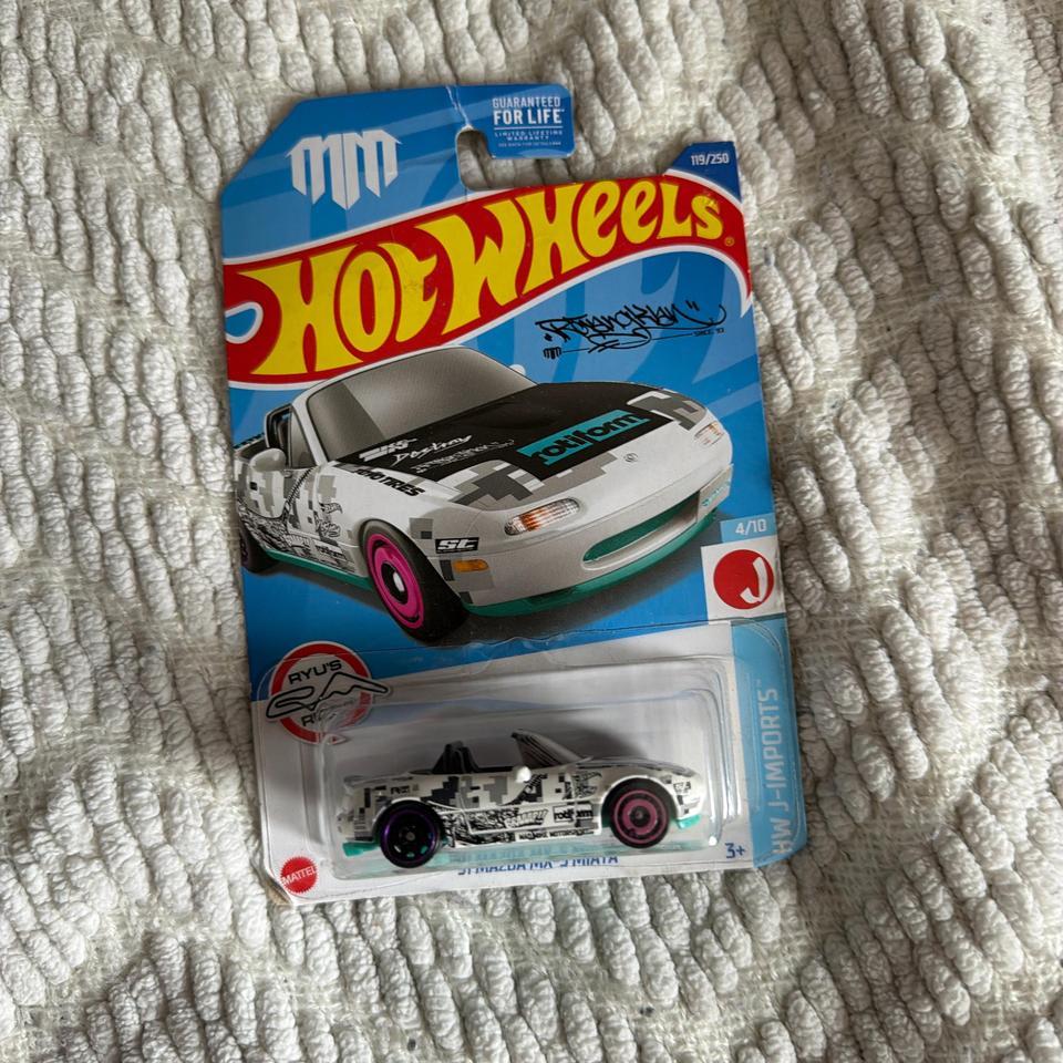 Hot Wheels White Pink 46da