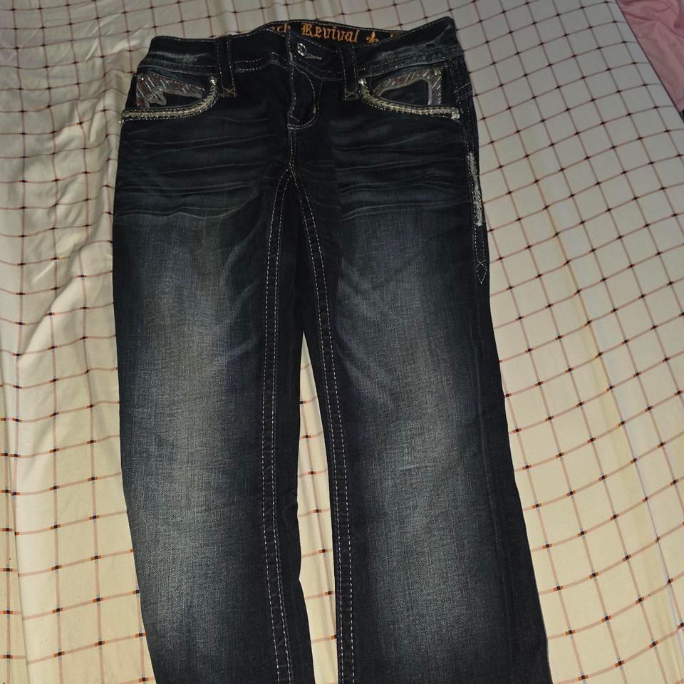 Rock Revival Dark Wash Low 7ad9 2