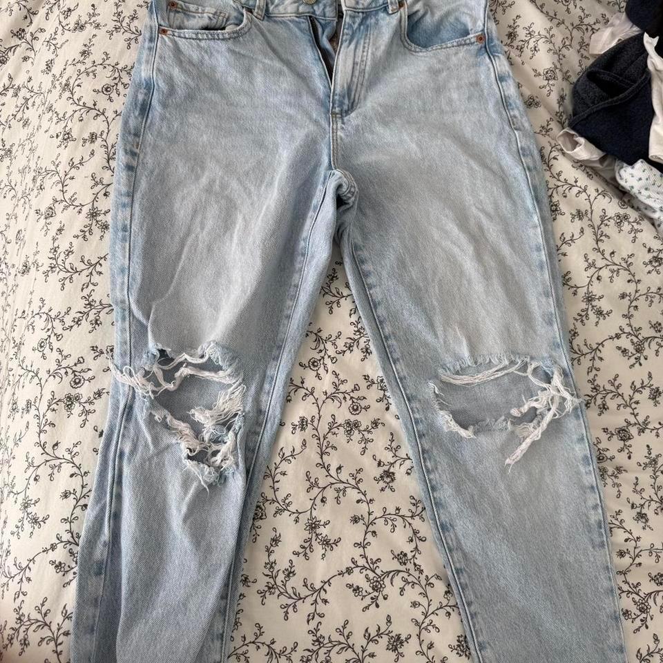 Garage Light Wash Mom Jeans 43d6
