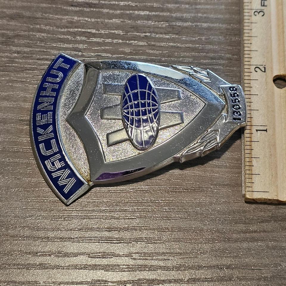 Vintage Wackenhut Security Badges Set 4