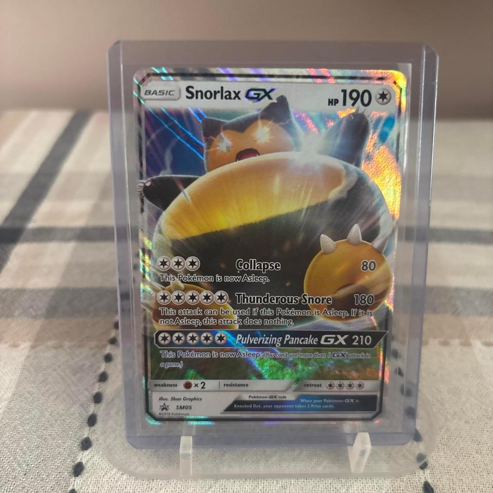 Nm Snorlax Gx Black Star 1812