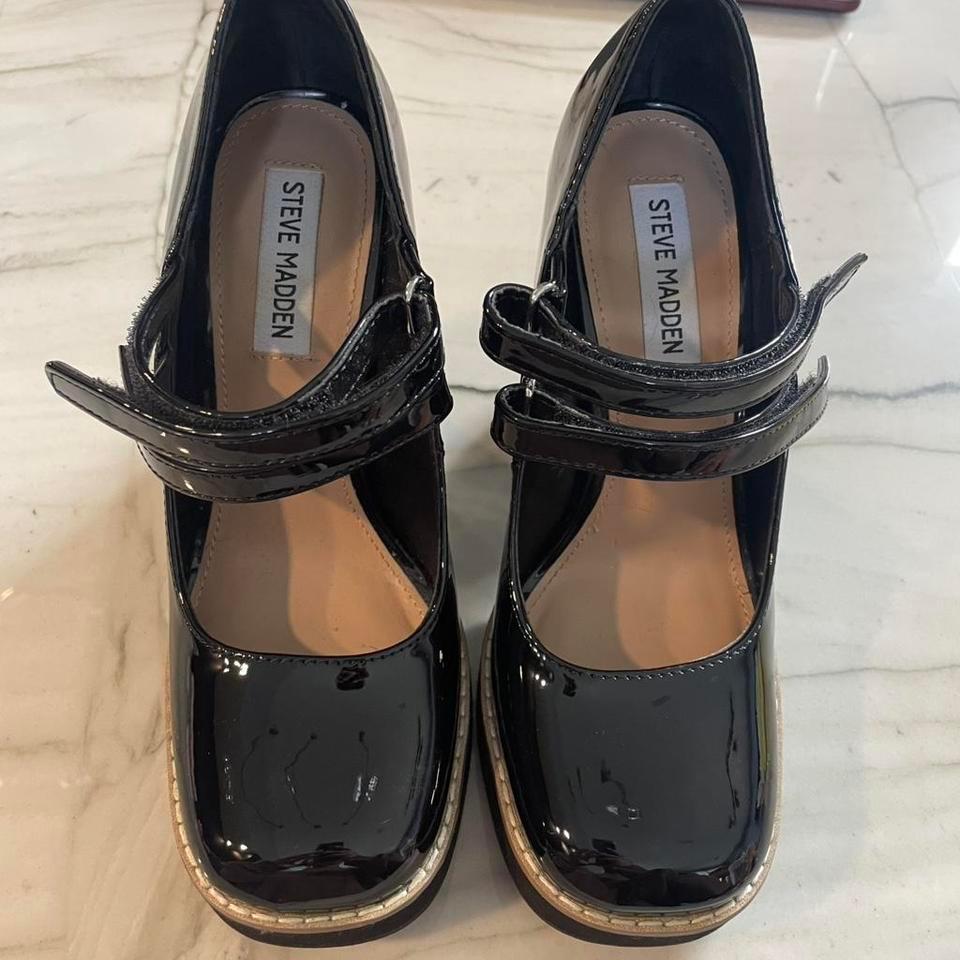Black Steve Madden Platformed Heels C72c 2