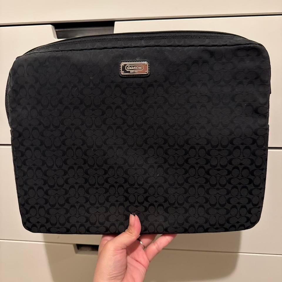 Coach Laptop Sleeve With Tonal 4616