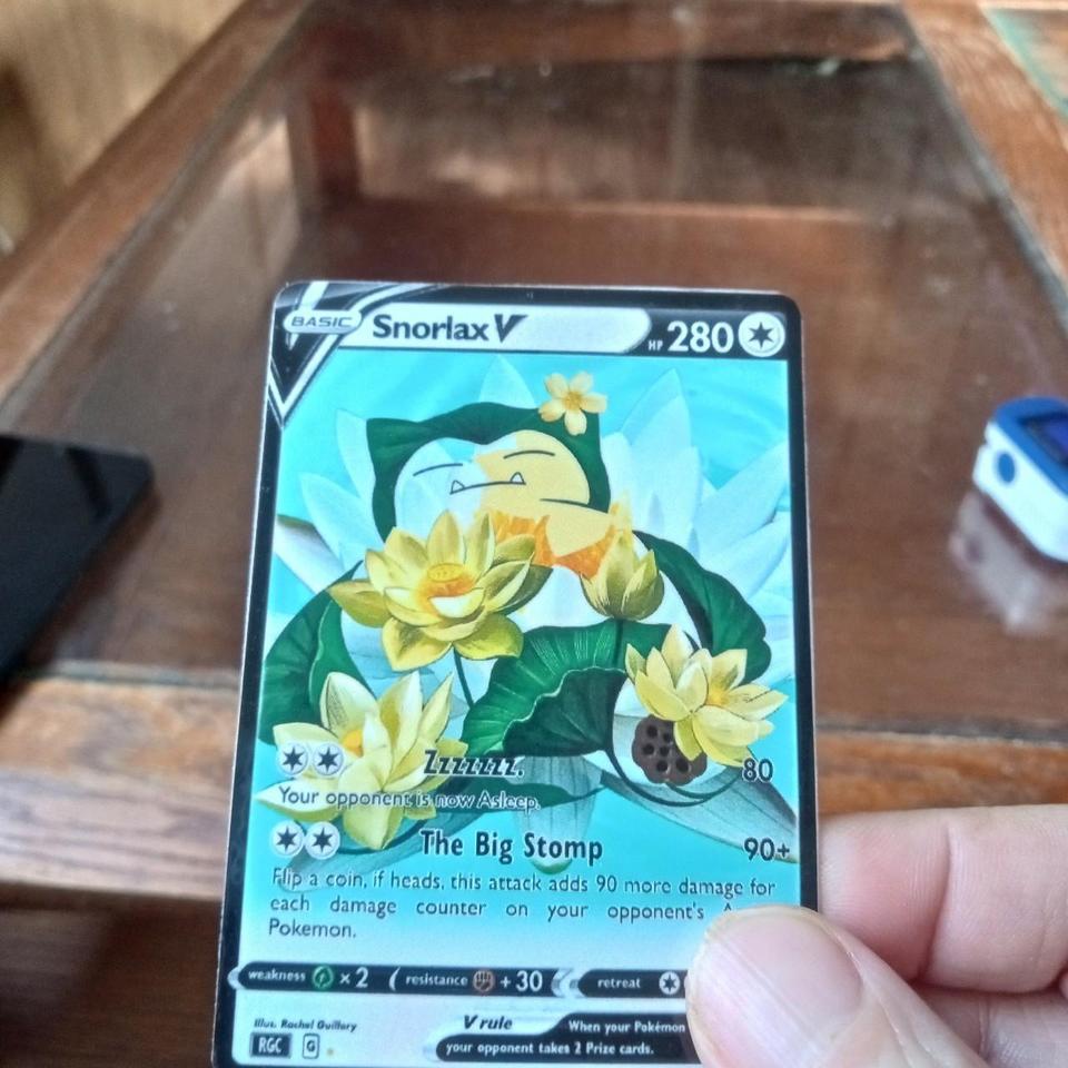 Snorlax V 280 Pokemon Card A6a0