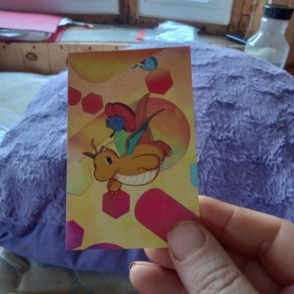 Dragonite Pokemon Art Card Pokemon A699