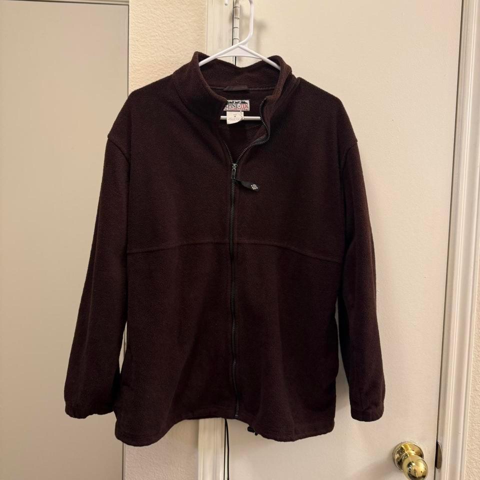 Brown Alpine Tek Fleece Jacket