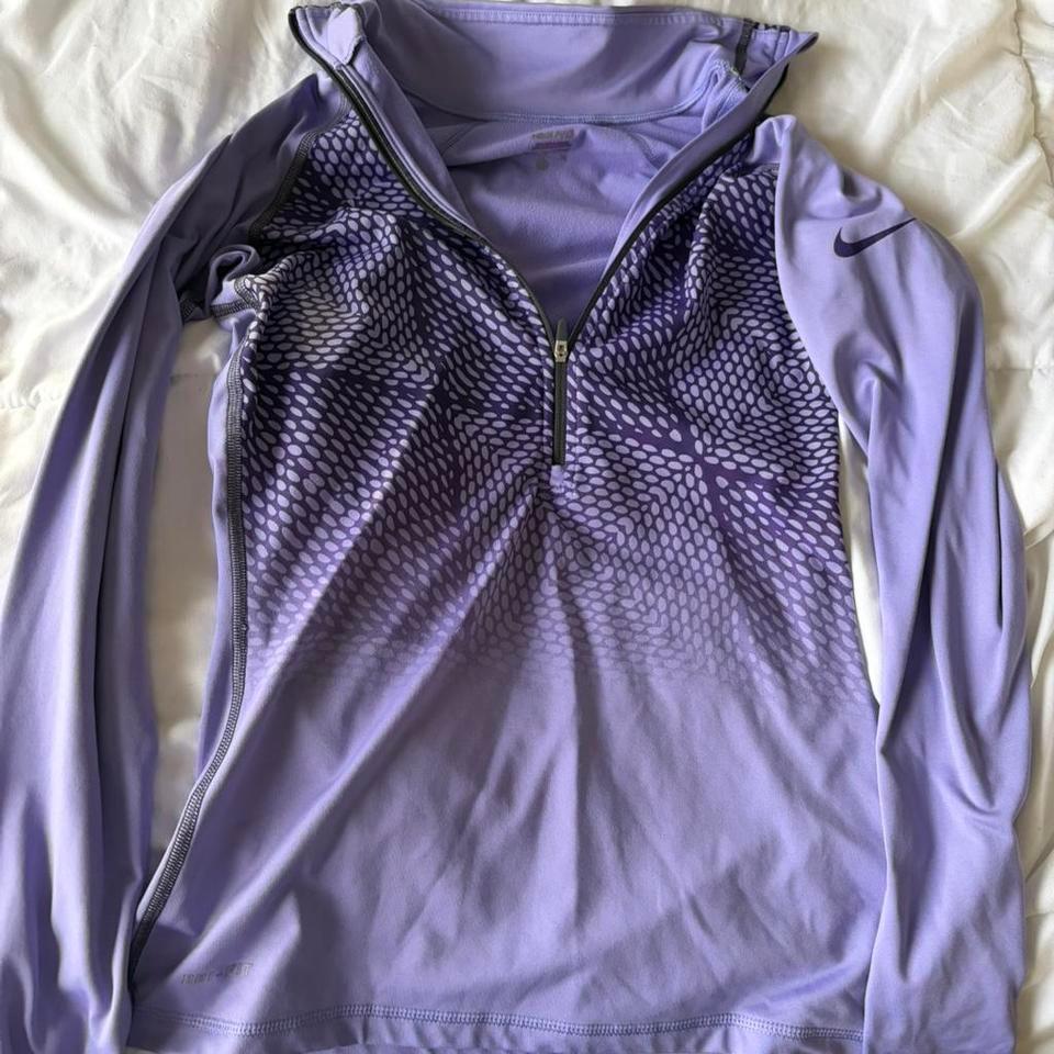 Nike Purple Quarter Zip Long 9446