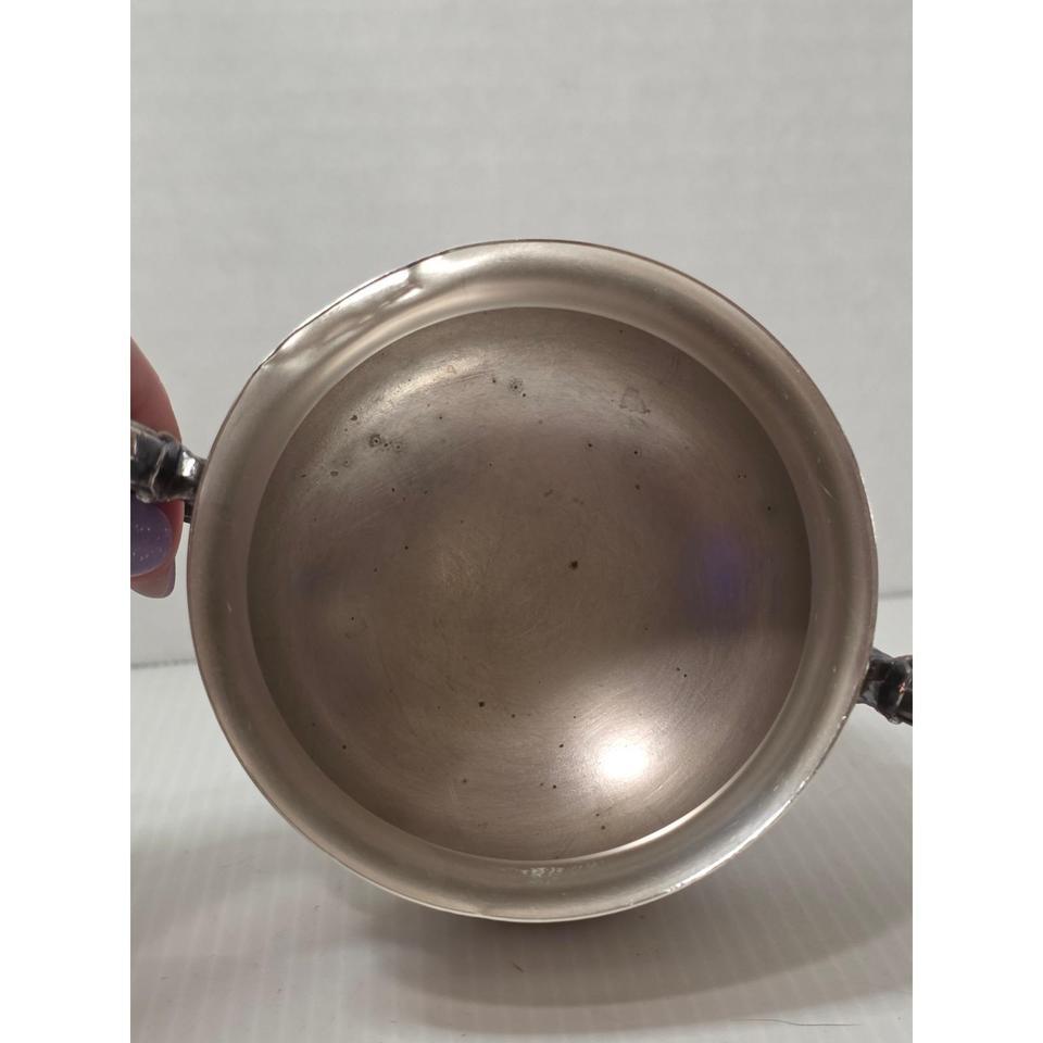 Wm Rogers Silverplate Creamer Sugar F083 5