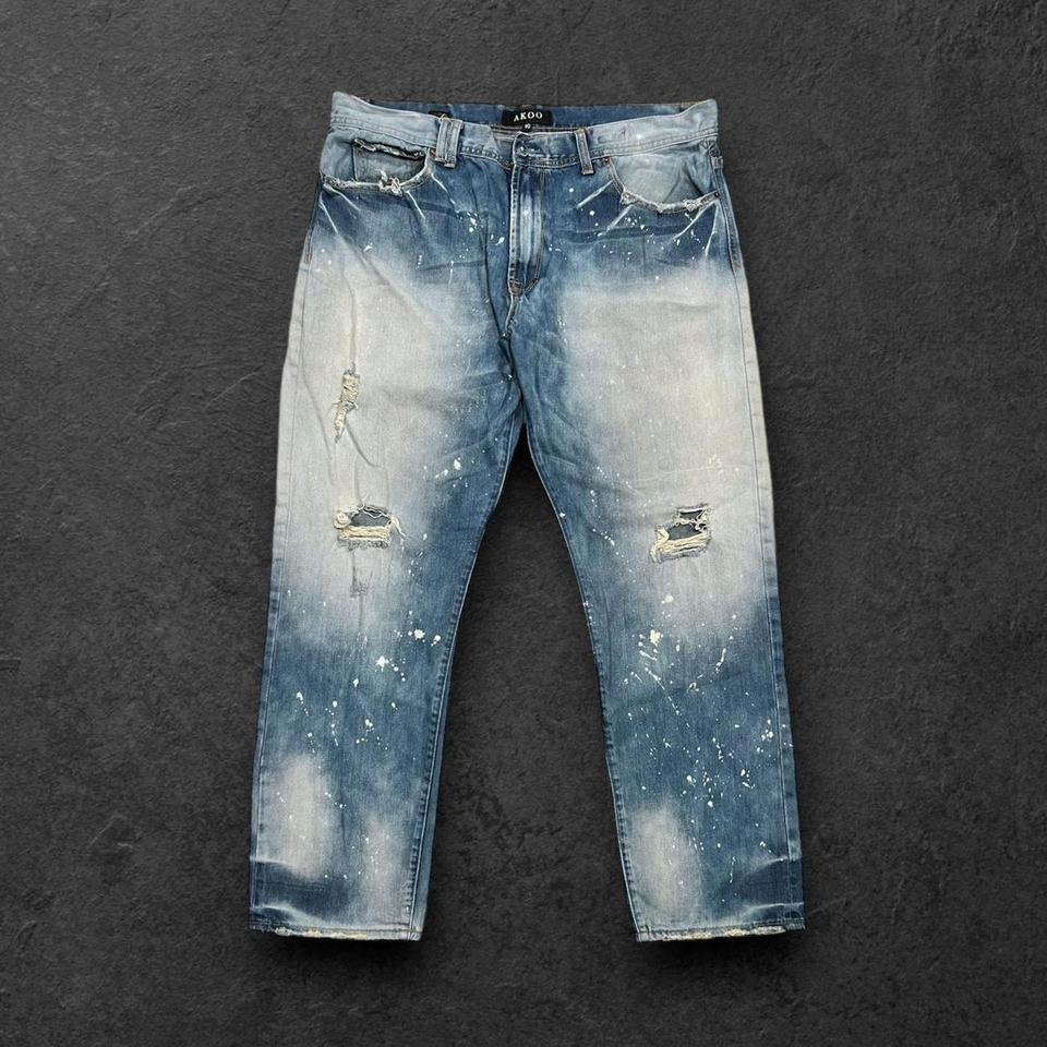 Akoo Distressed Light Wash 7427