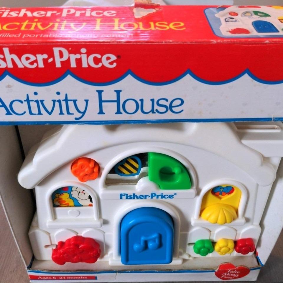 Vintage 1993 Fisher Price Activity House Fb84 2
