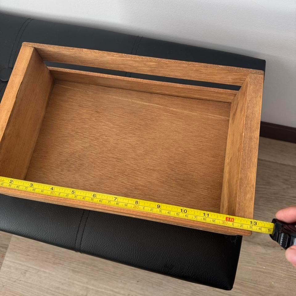 Wooden Box Crate With Duck 4562 8