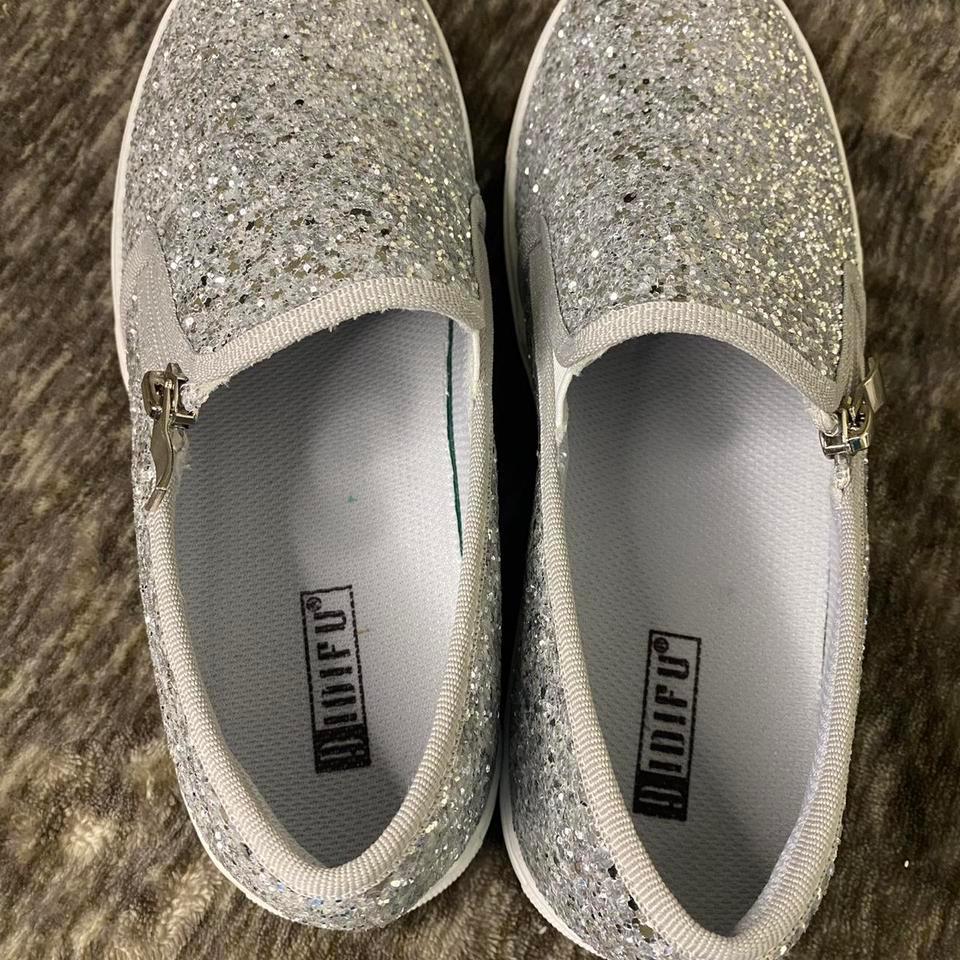 Idifu Womens Glitter Sneakers Sparkly 0d63 4