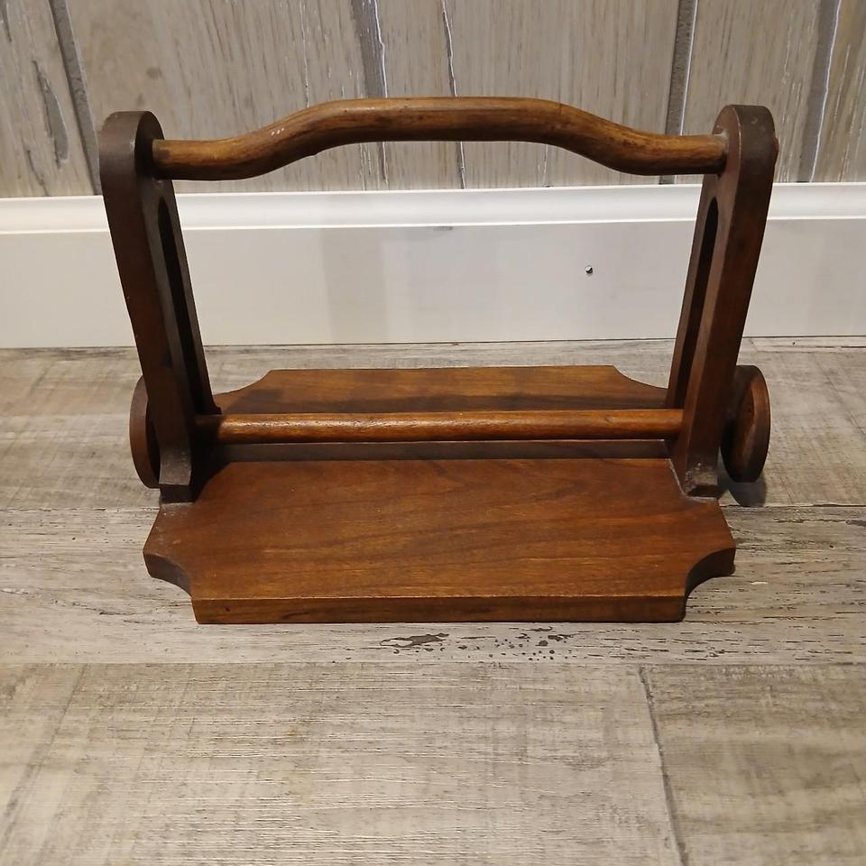 Vintage 1982 Cherry Wood Handmade