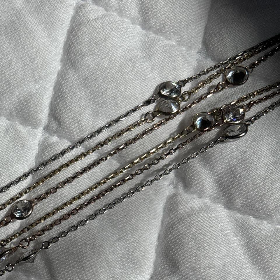 Sterling Silver Gold Plated And 5