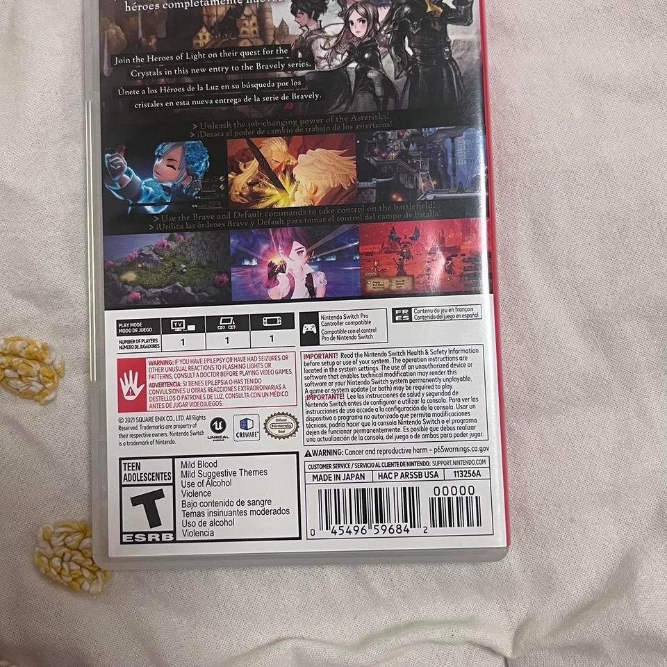 Bravery Default Ll Nintendo Switch 2