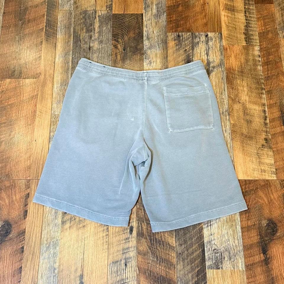 Grey Nike Fleece Shorts With 2