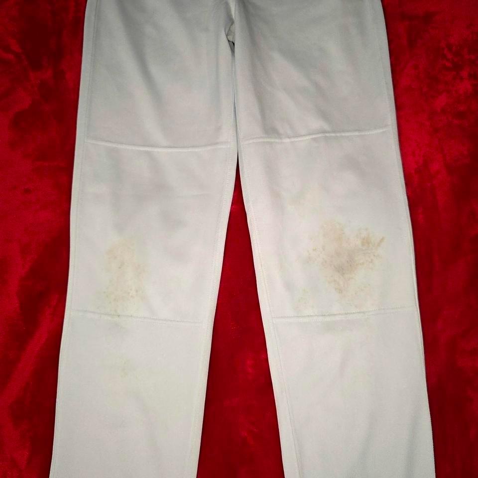 White Black Gray Baseball Pants A56e 6