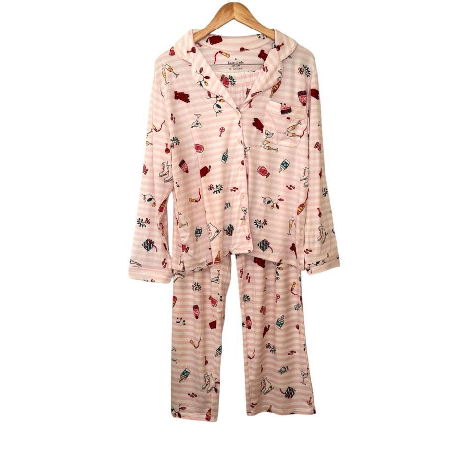 Kate Spade Pink Striped Pajama 1fb0