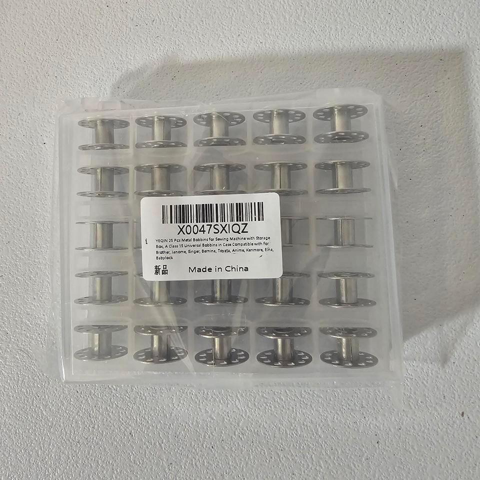 Yeqin 25 Metal Bobbins Storage 3719
