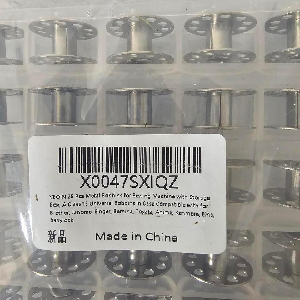 Yeqin 25 Metal Bobbins Storage 3719 2