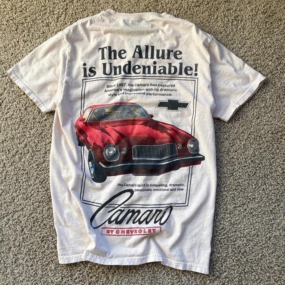 Creme Chevrolet Camaro Tee Small