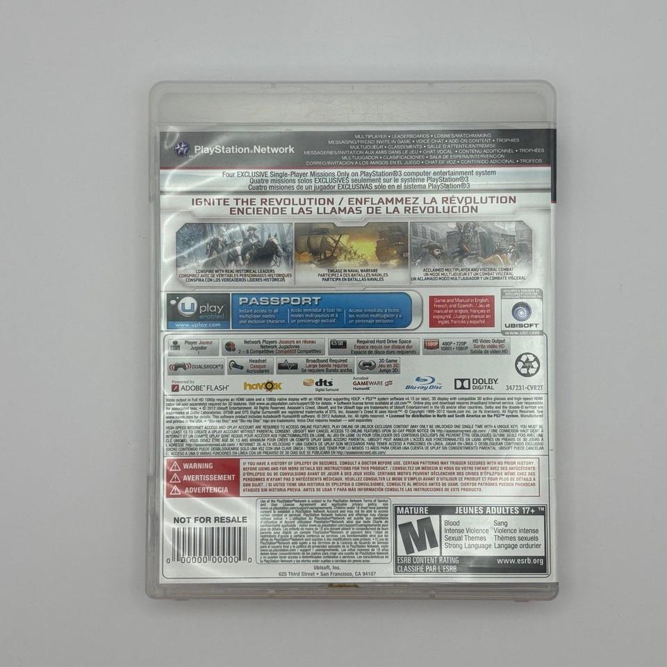 Assassins Creed Iii Playstation 2