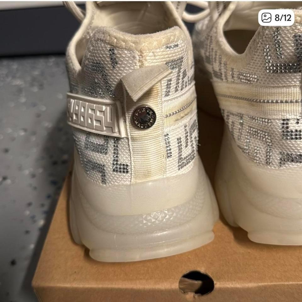 Steve Madden Whitesilver Sparkle Sneakers 5