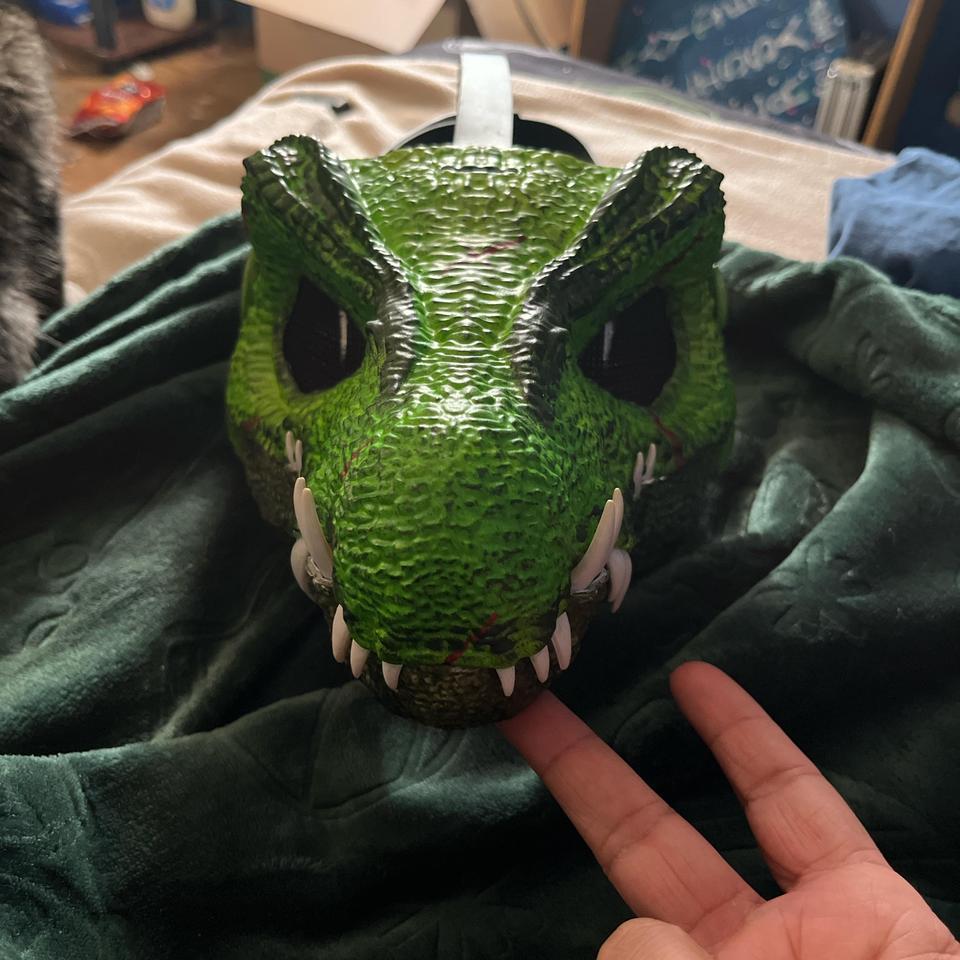 Green Dinosaur Mask Dinosaur Mask 2162