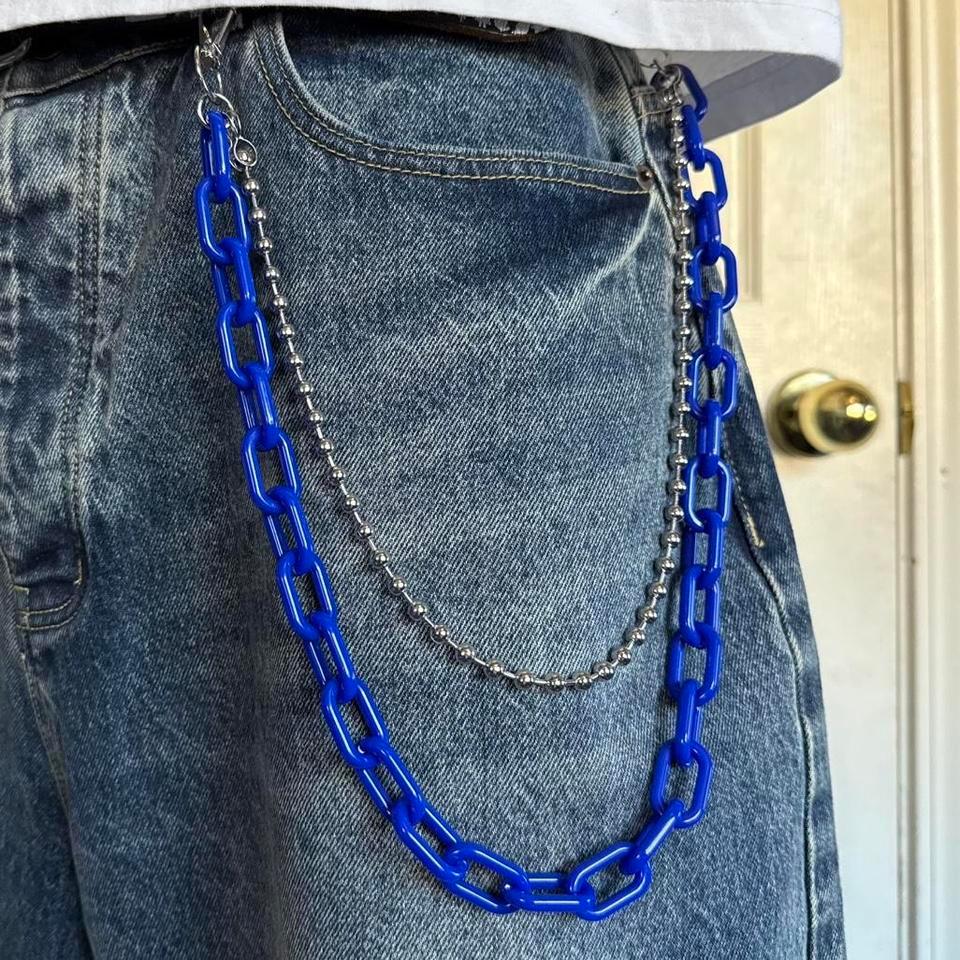 Y2k Style Blue And Silver 5b02