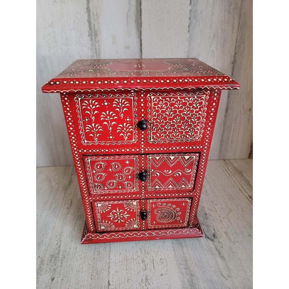 Vintage Unique Red Bohemian Jewelry 0d47