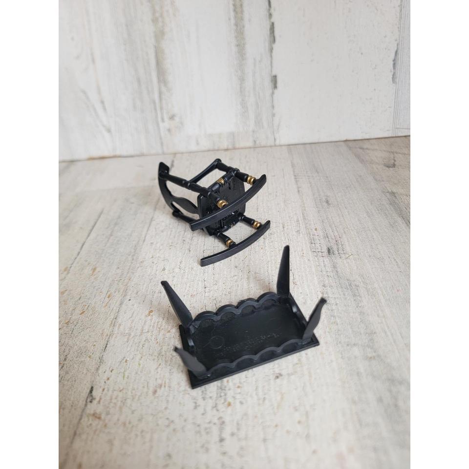 Vintage Mini Dollhouse Rocking Chair 3328 7